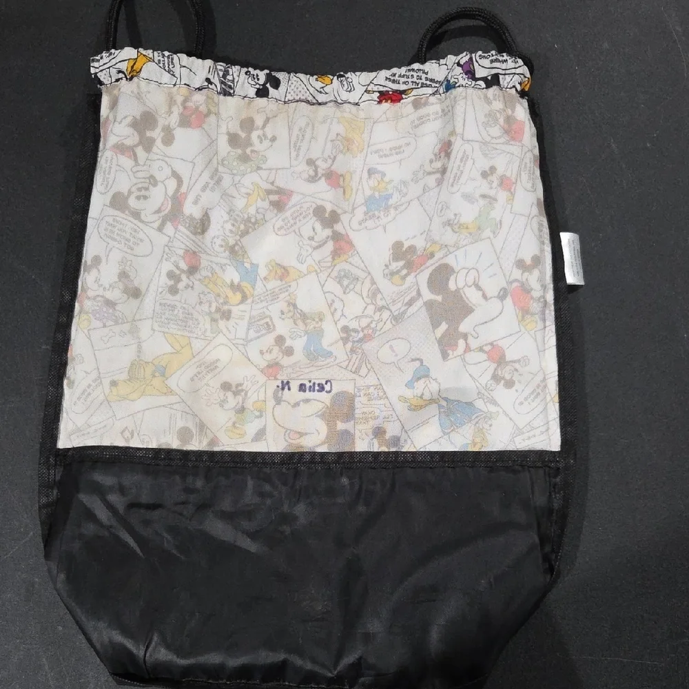 Disney Mickey Mouse Comic Strip Drawstring Bag